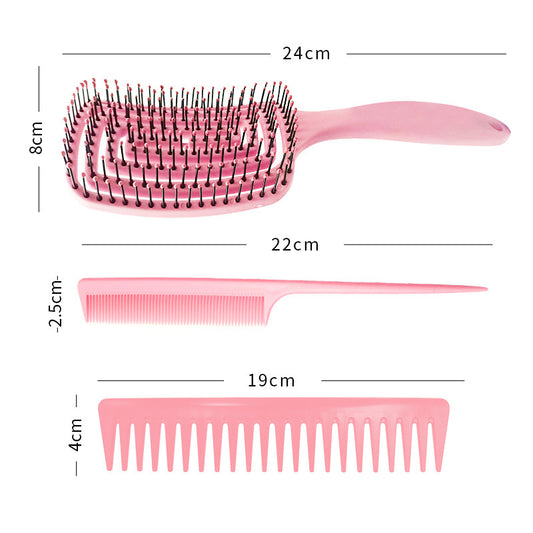 Eight-claw Comb Multifunctional Comb Set Hollow Hairdressing Styling